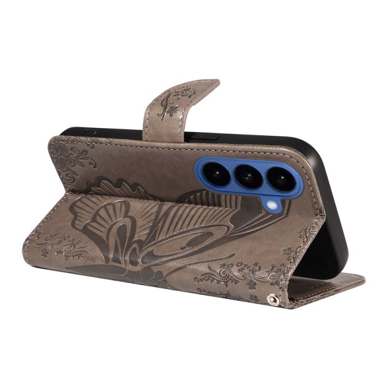 Lederhüllen Samsung Galaxy S26 Grafischer Schmetterling