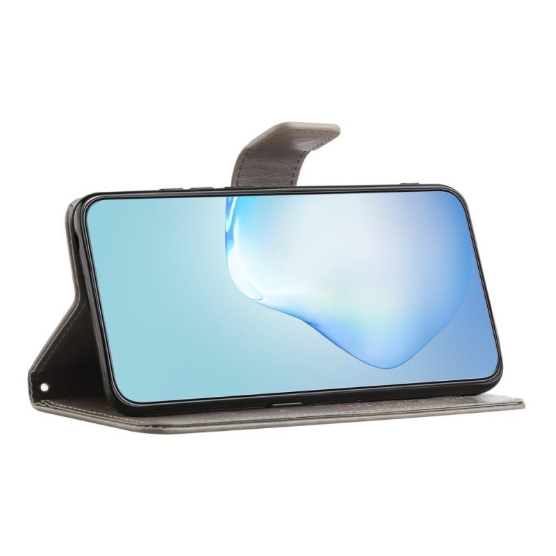 Lederhüllen Samsung Galaxy S26 Handyhülle Eulen- Und Baumdesign