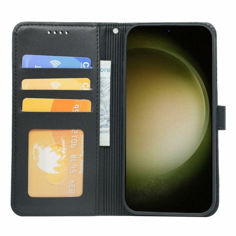 Lederhüllen Samsung Galaxy S26 Handyhülle Magnetverschluss Und Handschlaufe