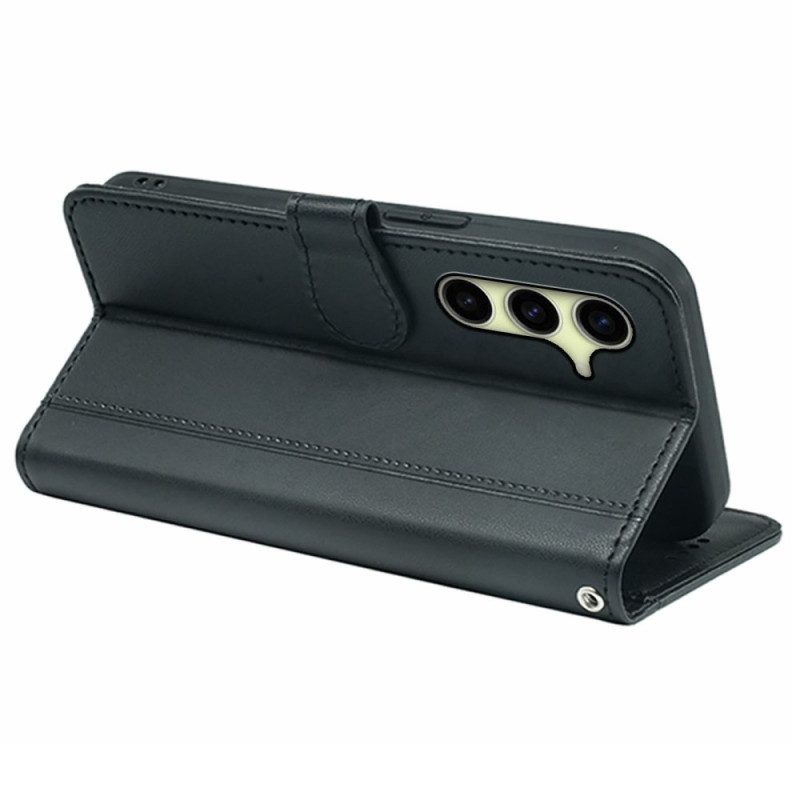 Lederhüllen Samsung Galaxy S26 Handyhülle Magnetverschluss Und Handschlaufe