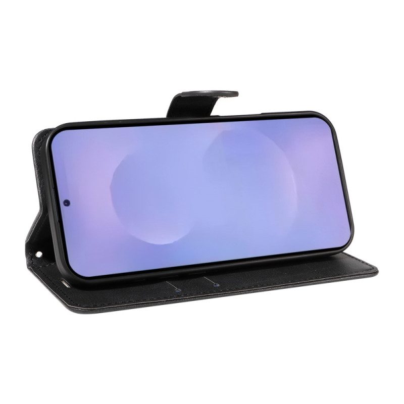 Lederhüllen Samsung Galaxy S26 Handyhülle Schlichtes Kunstleder