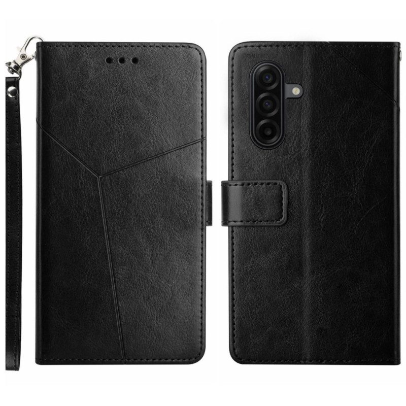 Lederhüllen Samsung Galaxy S26 Handyhülle Y-design Mit Riemen