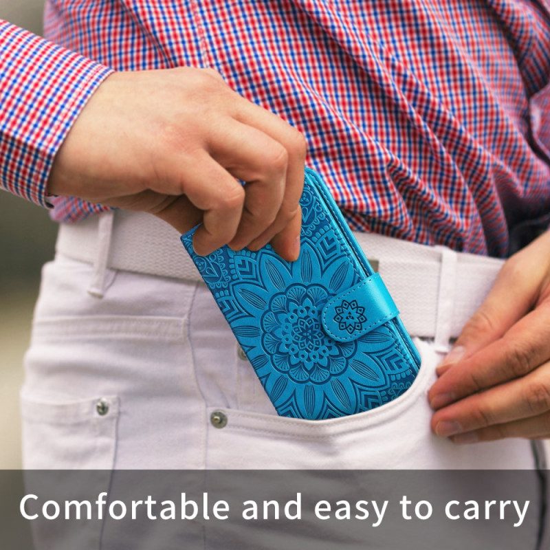 Lederhüllen Samsung Galaxy S26 Sonnenblumenmuster