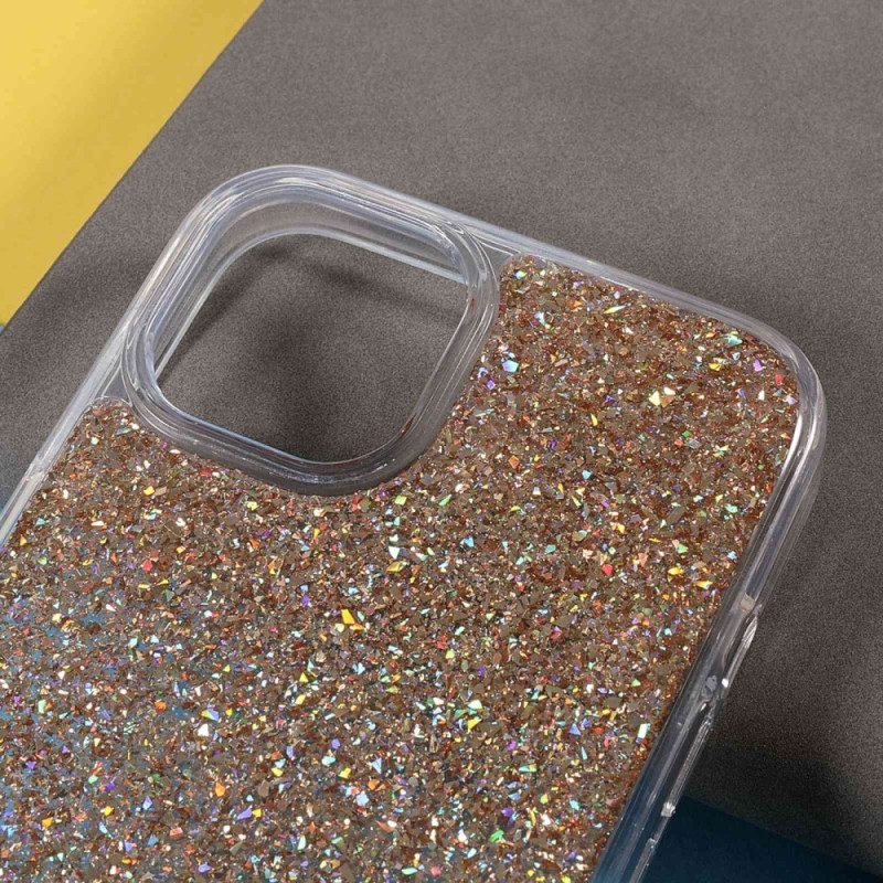 Hülle Für iPhone 14 Plus Elegante Pailletten