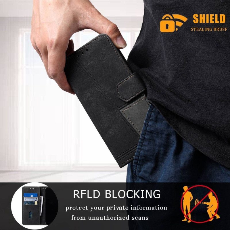 Flip Case Für Xiaomi 12 / 12X Rfid Mit Lanyard