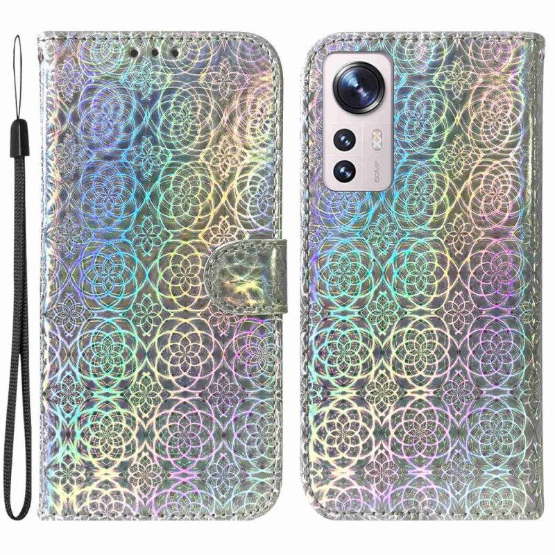 Lederhüllen Für Xiaomi 12 / 12X Disco-stil