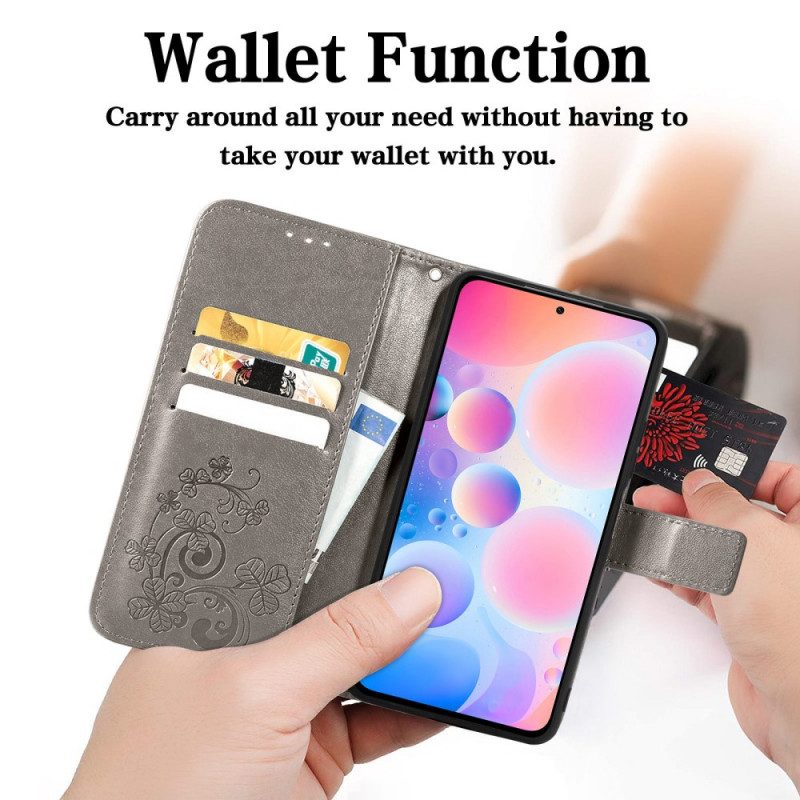 Flip Case Für Xiaomi Mi 11i 5G Asiatische Ultrablumen
