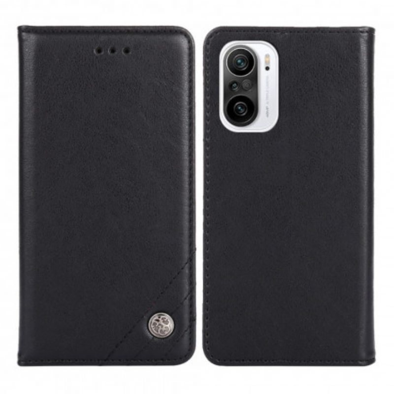 Schutzhülle Für Xiaomi Mi 11i 5G Flip Case Stil Lederniete