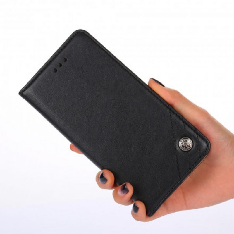 Schutzhülle Für Xiaomi Mi 11i 5G Flip Case Stil Lederniete