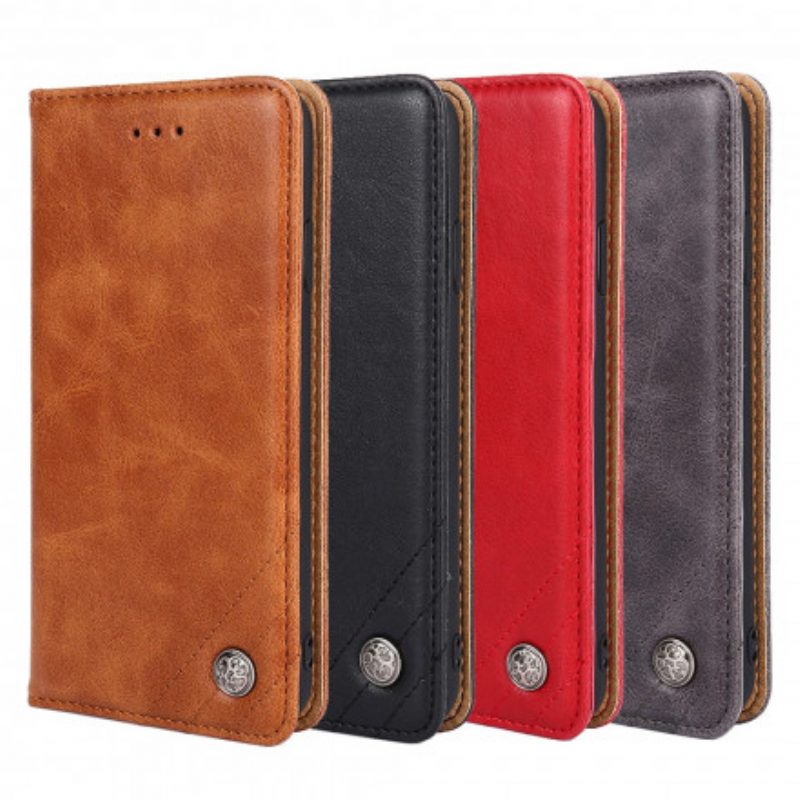 Schutzhülle Für Xiaomi Mi 11i 5G Flip Case Stil Lederniete
