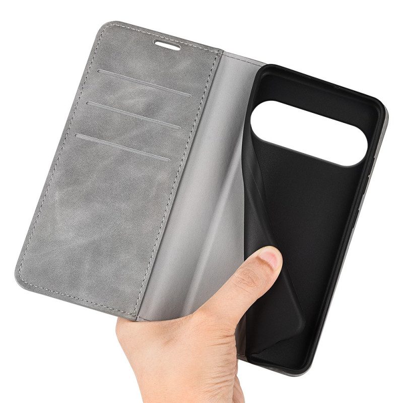 Flip Case Für Google Pixel 10 / 10 Pro Lederoptik