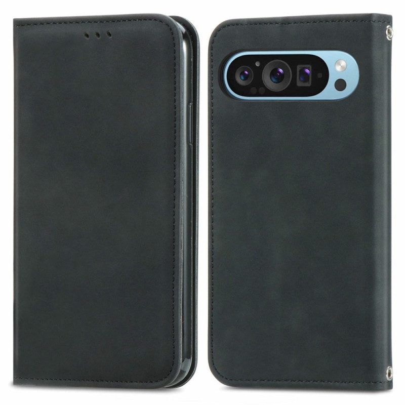 Flip Case Google Pixel 10 / 10 Pro Wildlederoptik
