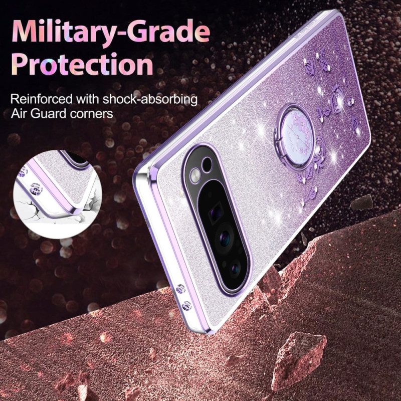 Hülle Für Google Pixel 10 / 10 Pro Kadem Strass- Und Ringhalter