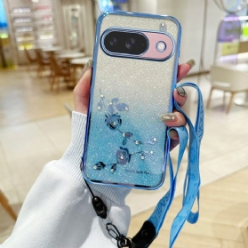 Hülle Für Google Pixel 10 / 10 Pro Kadem Strasssteine Und Trageband