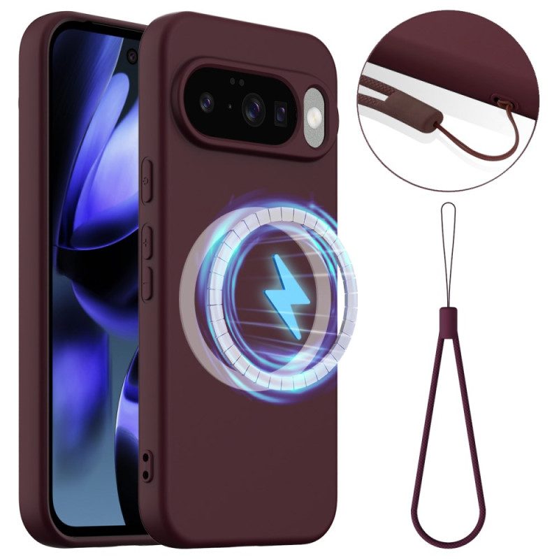 Hülle Für Google Pixel 10 / 10 Pro Magsafe-kompatibles Silikon-lanyard