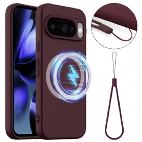 Hülle Für Google Pixel 10 / 10 Pro Magsafe-kompatibles Silikon-lanyard
