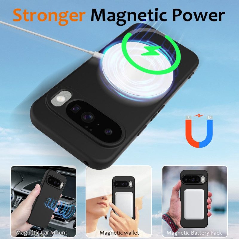 Hülle Für Google Pixel 10 / 10 Pro Magsafe-kompatibles Silikon-lanyard