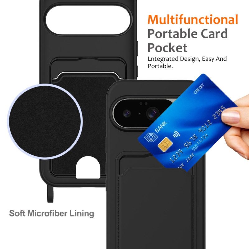 Hülle Für Google Pixel 10 / 10 Pro Silikon-kartenhalter