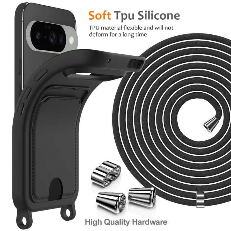 Hülle Für Google Pixel 10 / 10 Pro Silikon-kartenhalter