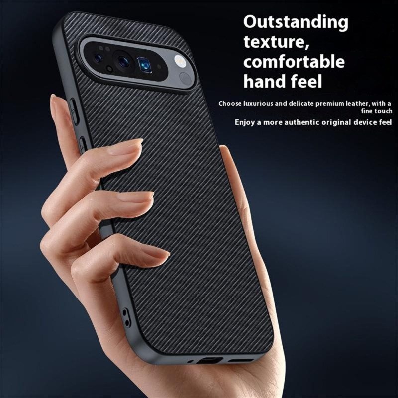 Hülle Google Pixel 10 / 10 Pro Carbonfaser-textur