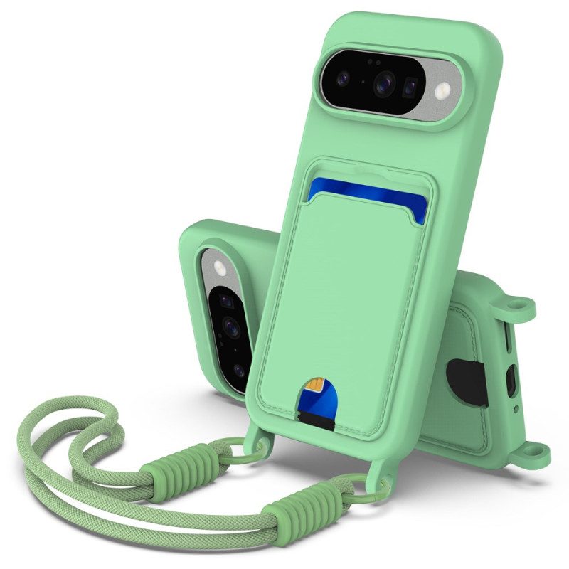 Hülle Google Pixel 10 / 10 Pro Kartenetui Mit Lanyard
