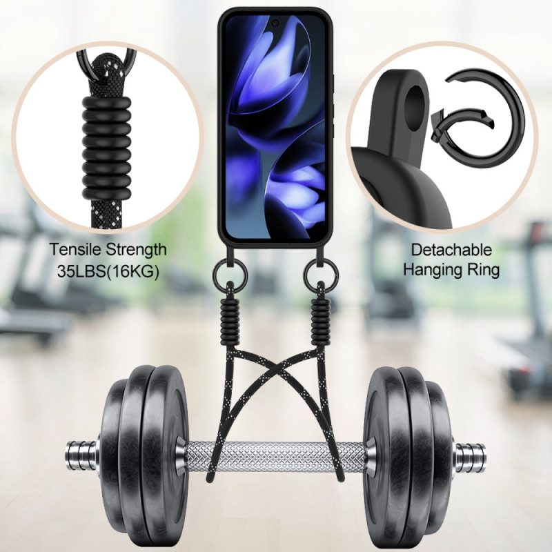 Hülle Google Pixel 10 / 10 Pro Kartenetui Mit Lanyard