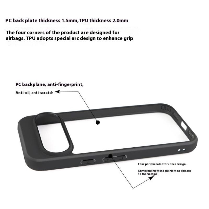 Hülle Google Pixel 10 / 10 Pro Transparentes Design Mit Silikonrand