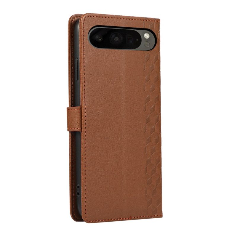 Lederhüllen Für Google Pixel 10 / 10 Pro 3d-diamanten