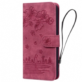 Lederhüllen Für Google Pixel 10 / 10 Pro Katzenmotiv