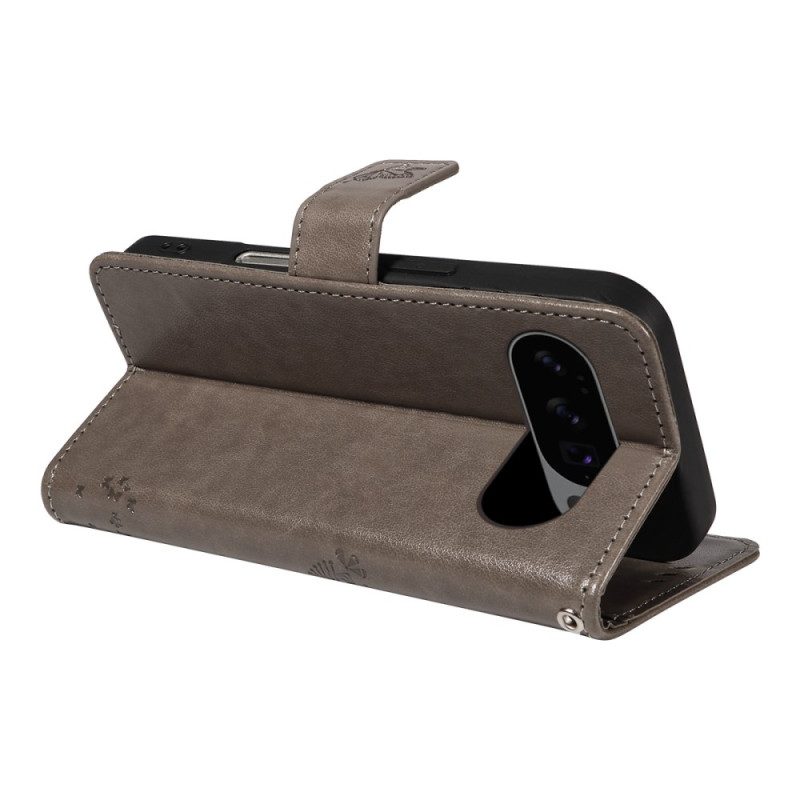 Lederhüllen Google Pixel 10 / 10 Pro Baum Und Katze