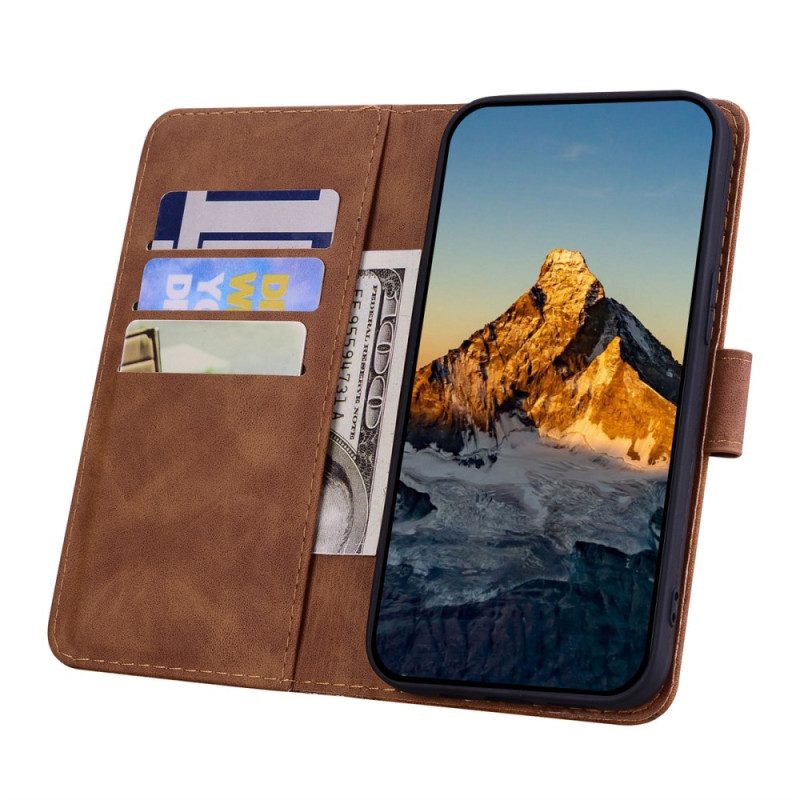 Lederhüllen Google Pixel 10 / 10 Pro Blumenmuster