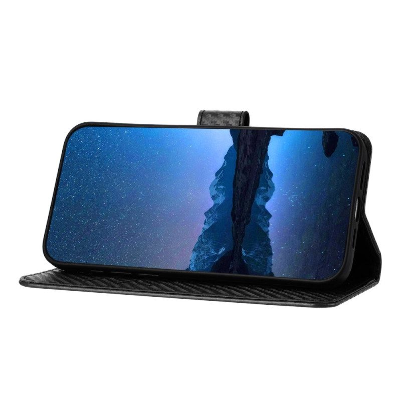 Lederhüllen Google Pixel 10 / 10 Pro Carbonfaser Mit Riemen