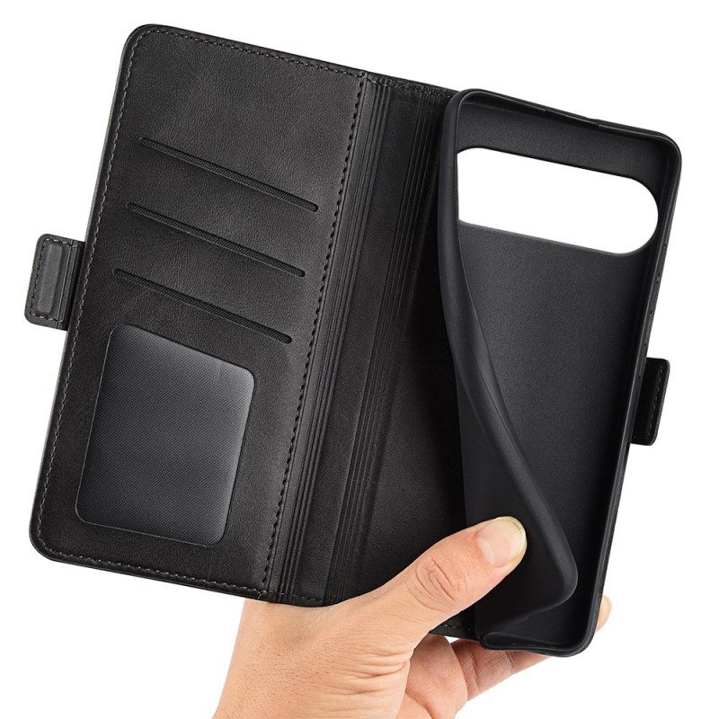 Lederhüllen Google Pixel 10 / 10 Pro Doppelverschluss