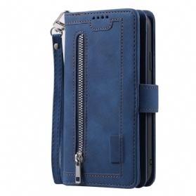 Lederhüllen Google Pixel 10 / 10 Pro Handyhülle Geldbörse Mit 9 Kartenfächern Und Riemen