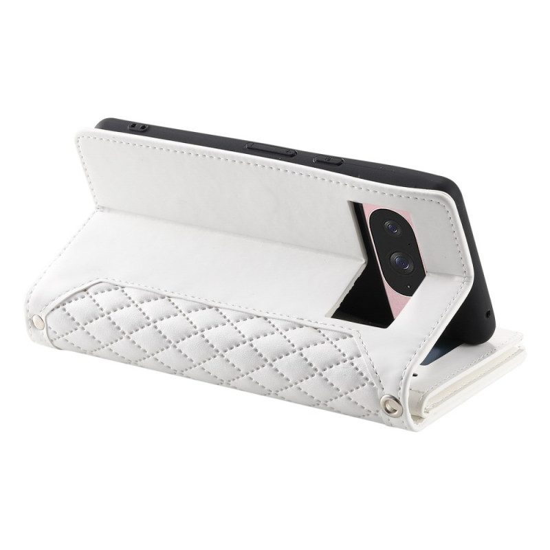 Lederhüllen Google Pixel 10 / 10 Pro Handyhülle Gesteppt