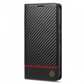 Lederhüllen Google Pixel 10 / 10 Pro Handyhülle Lc.imeeke Carbonfaser