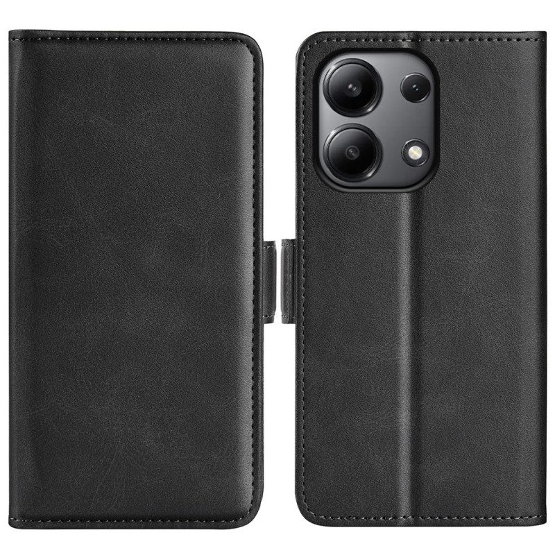 Lederhüllen Für Xiaomi Redmi Note 13 4g Doppelverschluss