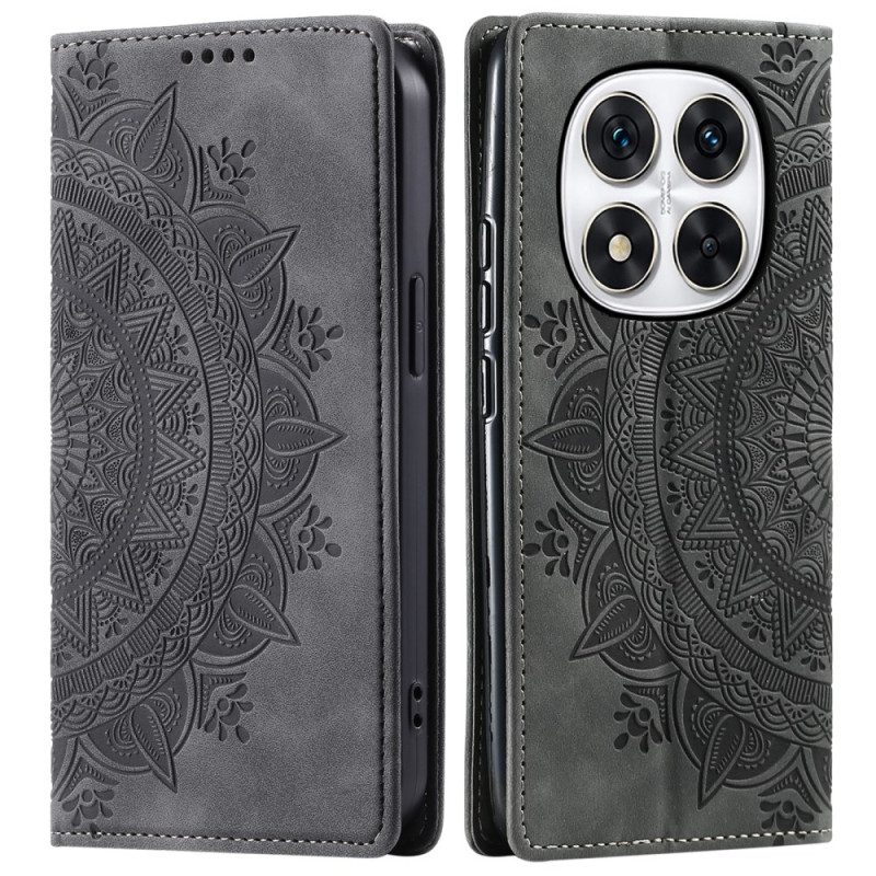 Flip Case Für Xiaomi Redmi Note 14 Pro 5g Mandala-wildlederoptik