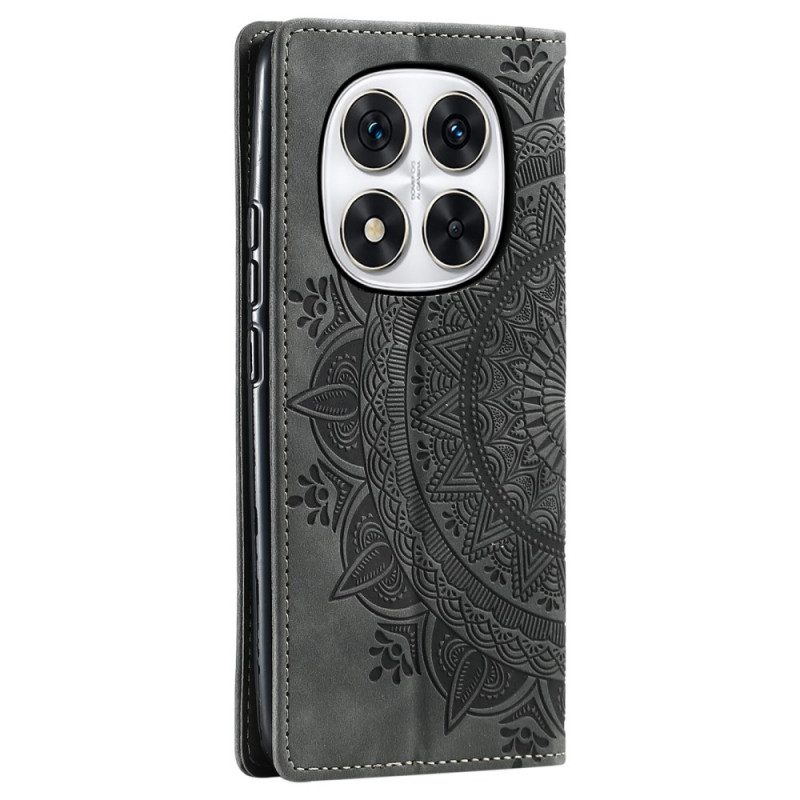 Flip Case Für Xiaomi Redmi Note 14 Pro 5g Mandala-wildlederoptik