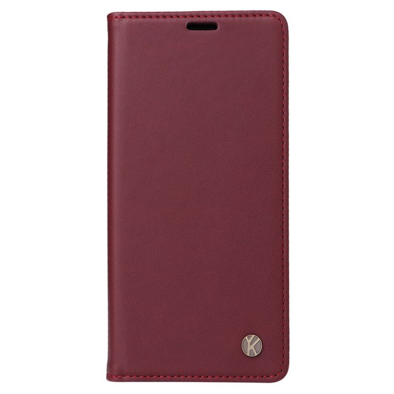 Flip Case Für Xiaomi Redmi Note 14 Pro 5g Yikatu Kunstleder