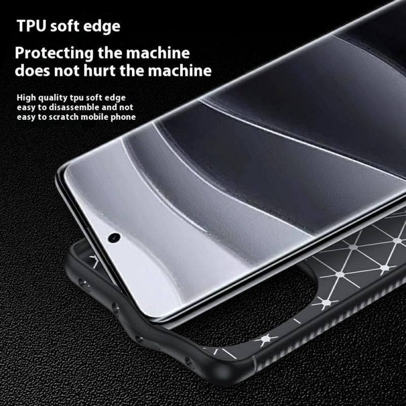 Hülle Für Xiaomi Redmi Note 14 Pro 5g Klassische Kohlefaser