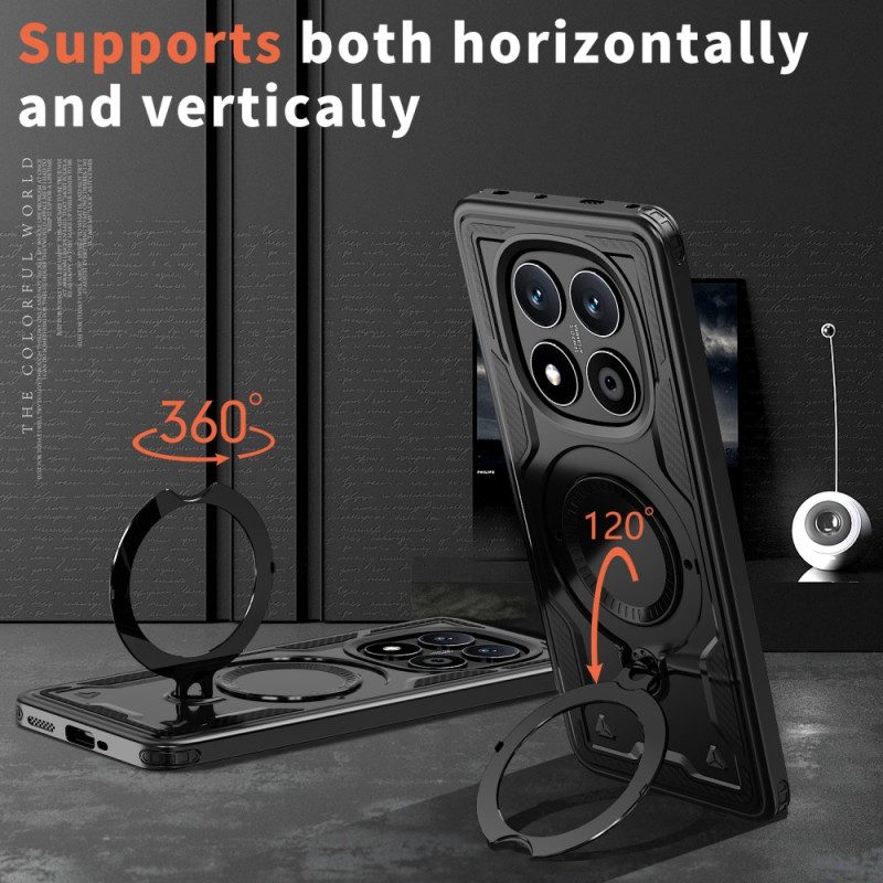Hülle Xiaomi Redmi Note 14 Pro 5g Drehbarer Ständer Und Magsafe-kompatibilität