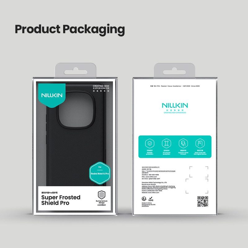 Hülle Xiaomi Redmi Note 14 Pro 5g Handyhülle Frosted Shield Pro Nillkin