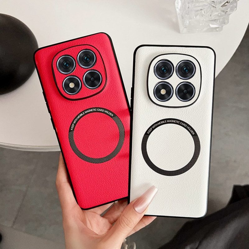 Hülle Xiaomi Redmi Note 14 Pro 5g Handyhülle Magsafe-kompatible Lederoptik