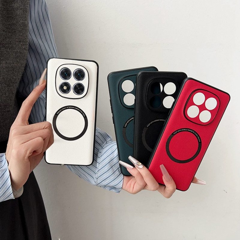 Hülle Xiaomi Redmi Note 14 Pro 5g Handyhülle Magsafe-kompatible Lederoptik