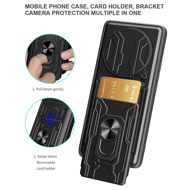 Hülle Xiaomi Redmi Note 14 Pro 5g Handyhülle Schiebe-kameraabdeckung Und Ständer