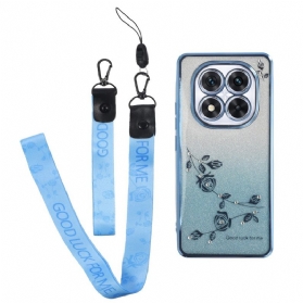 Hülle Xiaomi Redmi Note 14 Pro 5g Kadem Pailletten Und Bänder