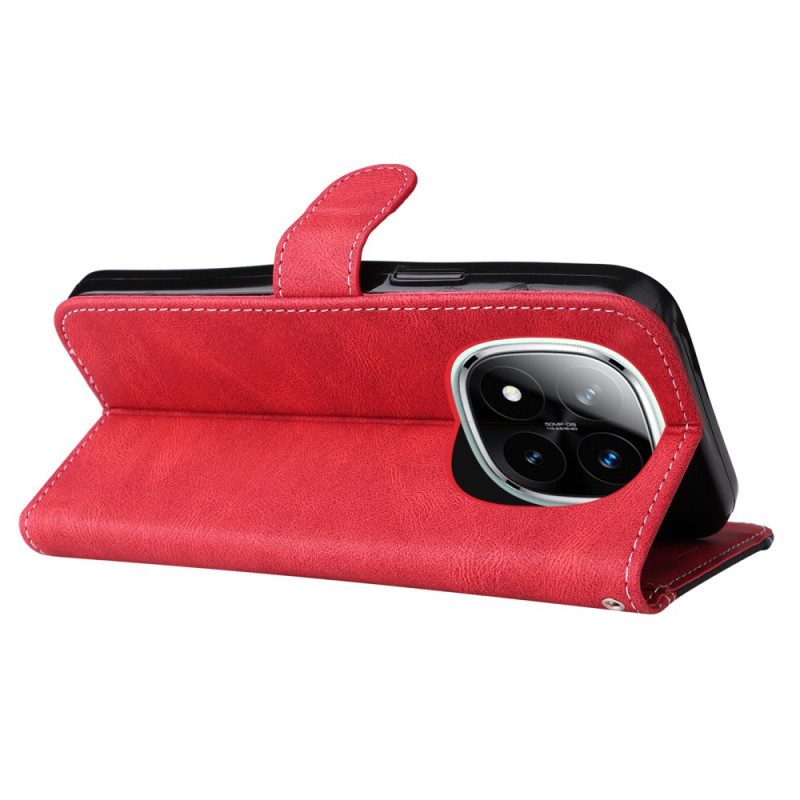 Lederhüllen Xiaomi Redmi Note 14 Pro 5g Dreifarbiger Riemen