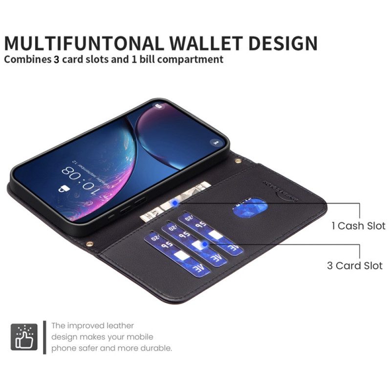 Lederhüllen Xiaomi Redmi Note 14 Pro 5g Handyhülle Premium-steppriemen