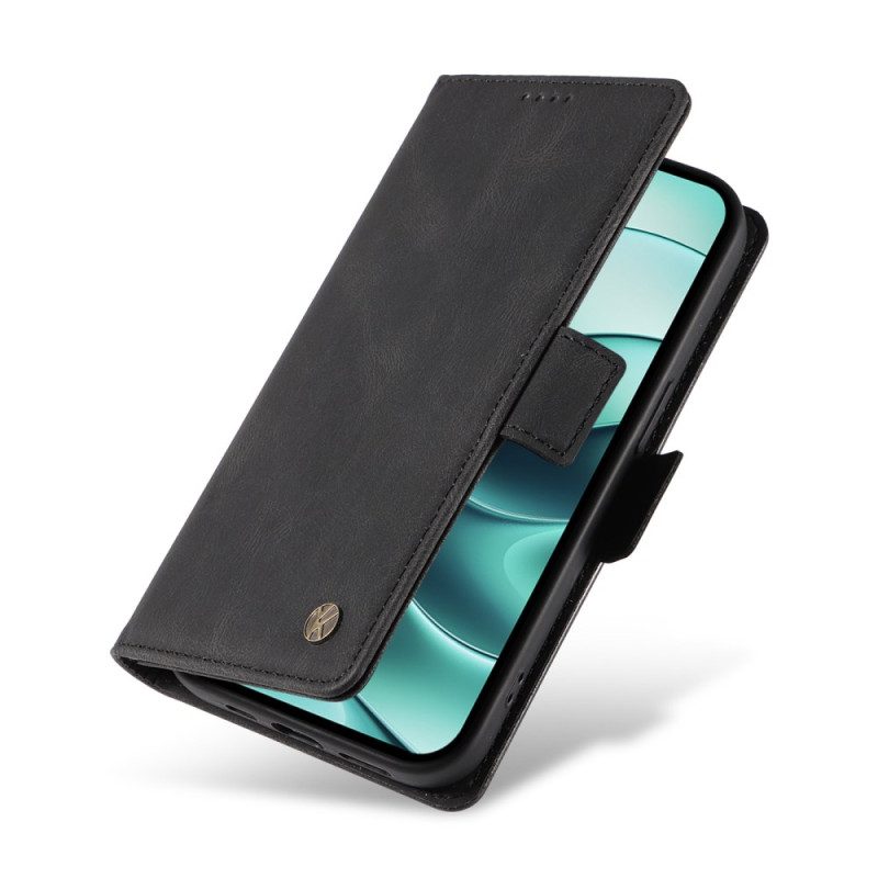 Lederhüllen Xiaomi Redmi Note 14 Pro 5g Handyhülle Ykatu-wildleder-effekt